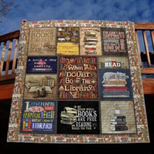 All You Need Is Books Quilt Blanket Vq06  Quilt